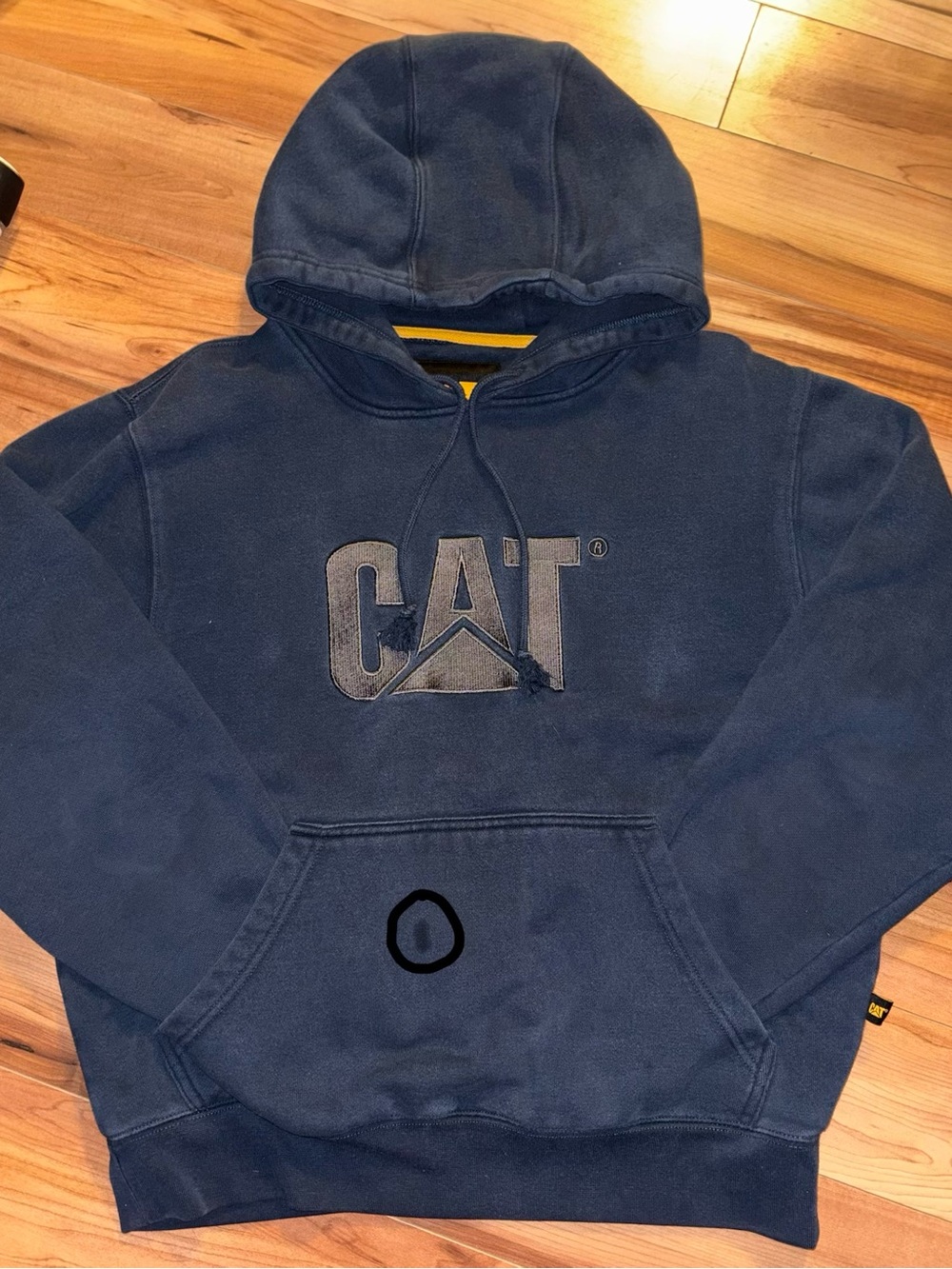 Men's Navy Logo Pullover Hoodie
